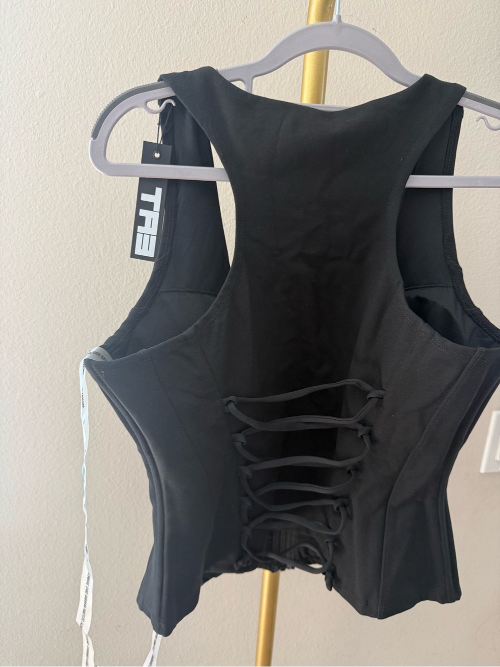 TA3  CORSETY SCOOPNECK TANK - Picture 6 of 8